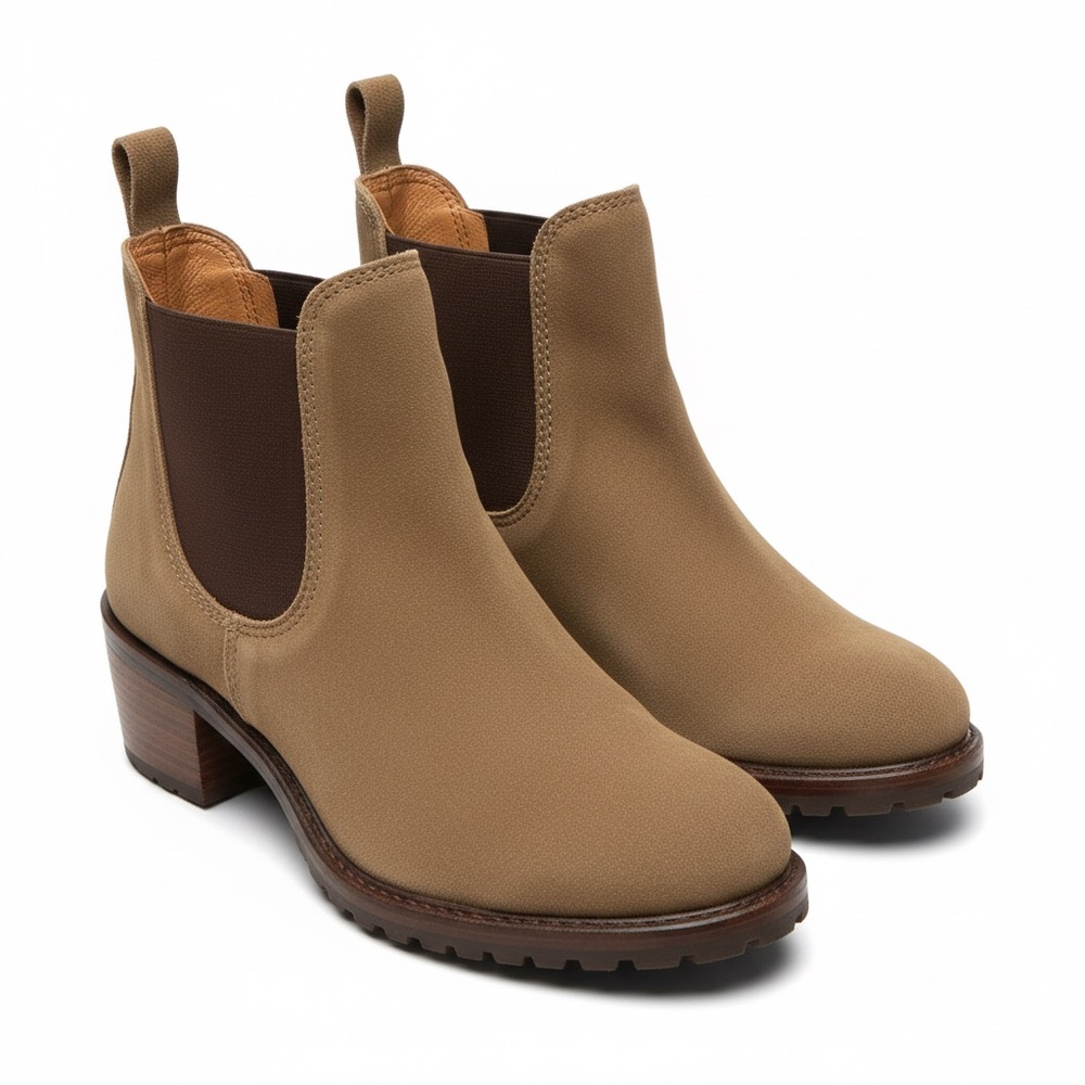 Frye Tan Chelsea Boots